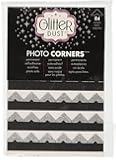Therm O Web Glitter Photo Corners, Silver