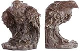 Bronze-Finish Eagle Head Bookends (Case of 10)