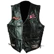 Ladies Rock Design Genuine Leather Vest Ladies Rock Design Genuine Leather Vest