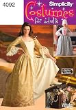Simplicity Sewing Pattern 4092 Misses Costumes, HH (6-8-10-12)