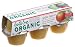 Santa Cruz Organic Apple Sauce, 6-Pack, 4-Ounce Cups (Pack of 4)