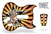Guitar Hero I & II Faceplate Skin for Playstation 2 - Orange Ragdoll