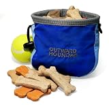 BLUE - Outward Hound Designer Treat 'n Ball Bag