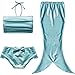 Jastore® 3PCS Bikini Sets Kids Girl Mermaid Tail Swimwear Swimsuit