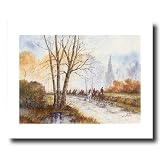 Victorian The Fox Hunt Hunting Horse Dog Animal Picture Art Print