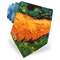 Cypress Trees - Van Gogh Tie by Wild Ties - Blue Silk