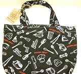 Trader Joe's Heavy Duty 100% Cotton Shopping Grocery Tote Bag New 2012 Kitchen Utensil Limited Edition Bag