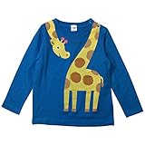 《H28年秋冬物》 CHEEK ROOM(チイクルーム) 製品洗い加工済み42/2天竺きりん長袖Tシャツ 95cm/BL NO.B-460262