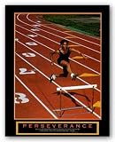 Perseverance - Track & Field by Motivational 22"x28" Art Print Poster