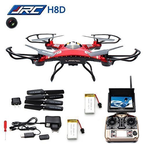 Landvo upgrade combo jjrc h8d 6-axis 2.4ghz gyro fpv mo…
