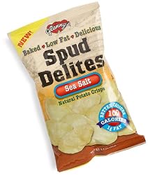 Glenny's Spud Delites, Sea Salt Potato Chips, 1.1-Ounce Bags (Pack of 24)