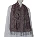 Mens Wool Muffler Neck Scarf Accessory Jacquard Design 12 x 60 inches (wsmf050)
