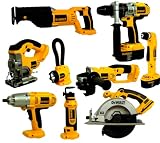 DEWALT DCK950X 18-Volt XRP Cordless 9-Tool Combo Kit