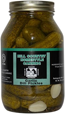 Texas Hill Country Garlic Dill Pickles 30 oz