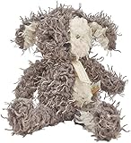 Bunnies By The Bay Shaggy Fetch Pup Plush Toy, Grey/Cream