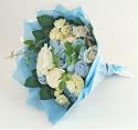 Classic Baby Flowers & Organic Baby Clothing Bouquet