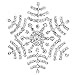 SoulBreezeCollection Winter White Snowflake Pin Wedding Bridesmaid Bridal Snowflake Brooch Pin
