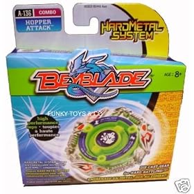 Beyblade High Performance Battling Tops Hopper Attack A-136 Combo