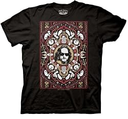 Big Lebowski The Dude Rug Pattern Mens T-shirt