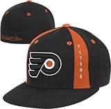 Philadelphia Flyers Black Mitchell & Ness Panel Down Fitted Hat