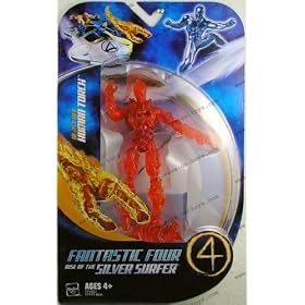 Fantastic 4 Rise Of The Silver Surfer Blast Off Human Torch Figure