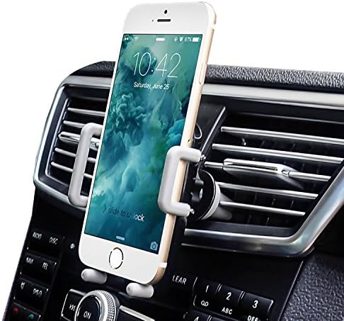 Car Vent Mount, MABRA Universal Smartphones Car Air Vent Mount Phone Holder Cradle Compatible with iphone SE 6s 6 Plus 5s 5 4s 4, Samsung Galaxy S7 S6 S5 Note5,LG Nexus SONY Moto and More Black