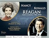 2008 Topps Update First Couples #FC38 Ronald Reagan / Nancy Reagan - U.S. President (Baseball Cards)