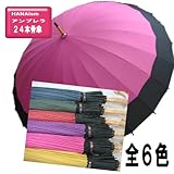 ２４本骨傘【HANAismアンブレラ】 和傘チックで蛇の目風