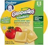 Gerber Graduates - Beef & Tomato Pasta Pickups - 8 pk