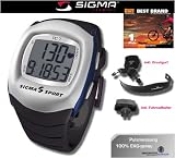 Sigma Pulsuhr Pulsmesser PC7 limited edition PC 7 schwarz / silber / polar blau - 