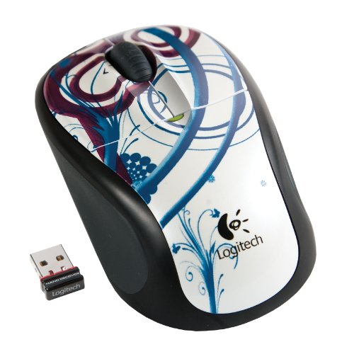 Logitech M305 optische Maus schnurlos Ice Droplets (Fantasy Collection) Preisvergleich