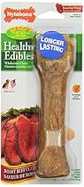 Nylabone Healthy Edibles Souper Roast Beef Flavored Dog Treat Bone
