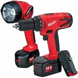 Milwaukee 0612-26 14.4-Volt Ni-Cad 1 2-Inch Cordless Drill Driver Kit with Worklight
