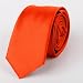 Orange Stripe narrow tie Matching Present Box Set Orange Red birthday gifts for man PS1042