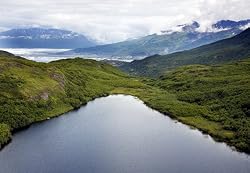 Remote Glacial Lake, Prince William Sound, Alaska - Exquisite 16"x20" Photographic Print by Carol M. Highsmith