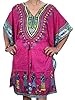 Short Kaftan Women Evening Wear Tunic Pink Printed Caftan Tops Xxl