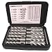 Jancy Slugger Cobalt Steel Annular Cutter Set (11 piece), Uncoated (Bright) Finish, 3/4" Annular Shank, 2" Cut Depth, 7/16" to 1-1/16" Sizes