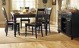 Modern Casual Two Tone Dining Table Set