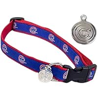 Sporty K9 Chicago Cubs Dog Collar, Small