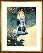 A Girl with a Watering Can - Print - Pierre-Auguste Renior - 30x24