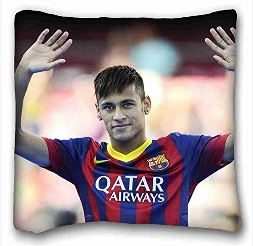 Custom Cotton &amp; Polyester Soft ( Neymar ) Pillowcase Cushion Cover Design Standard Size 20x30 inches One Sides suitable for X-Long Twin-bed