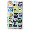 CASEiLIKE � - Multi Owl Grafik - Snap on Koffer zur�ck-BABY BLUE cover f�r Samsung Galaxy S2 / S 2 / S II / i9100 - mit Displayschutzfolie 1pcs.