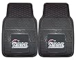 New England Patriots Heavy Duty Vinyl Front Seat 2 Piece Car Mat Set