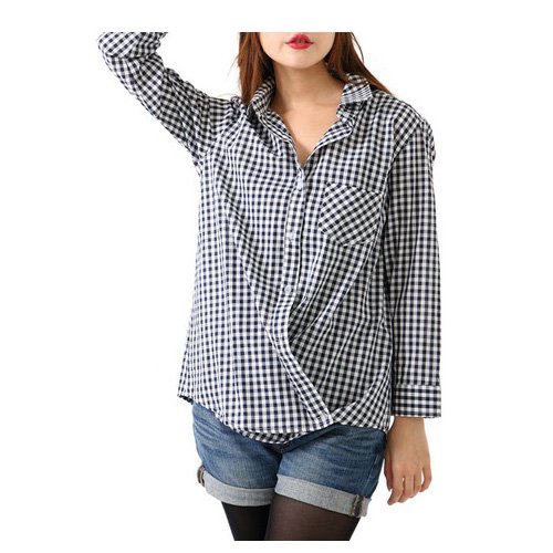 chouchou clair bonheur[シュシュクレール ボヌール] 柄物長袖ブラウス レディース 長袖 チェック