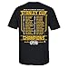 Reebok Pittsburgh Penguins NHL Black 2016 Stanley Cup Celebration Graphic Print T-Shirt for Men (L)