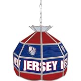 NBA1600-NJ - New Jersey Nets NBA 16 inch Tiffany Style Lamp