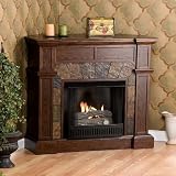 Cartwright Convertible Slate Gel Fuel Fireplace