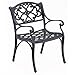 Home Styles Classic White Pair of Dining Chairs with Antique Finish, Crisscross Back, and Contrasting Finish