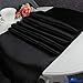 OurWarm Black Satin Table Runner 12