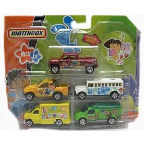 5 Pack Matchbox Nick Jr Die Cast Cars by Matchbox